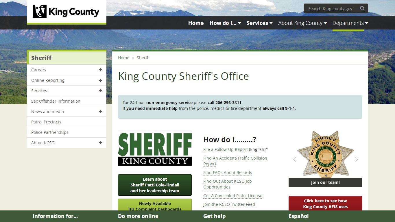 King County Sheriff's Office - King County